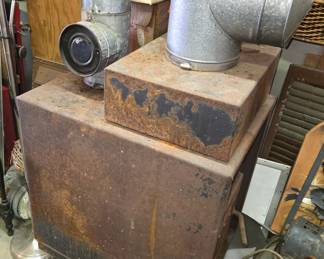 Volcano II wood burning heater with blower