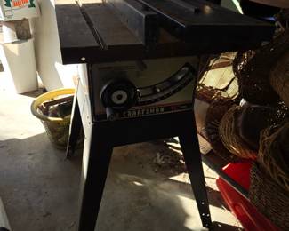 Vintage, heavy duty Craftsman table saw 113.298151 & SR# or Code Date 9341.P0105