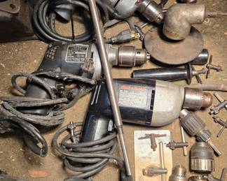 Electric drills & accessories (tested & work)