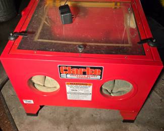 Like New Clarke abrasive blast cabinet 