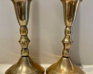 Weighted Sterling Candlestick Holders
