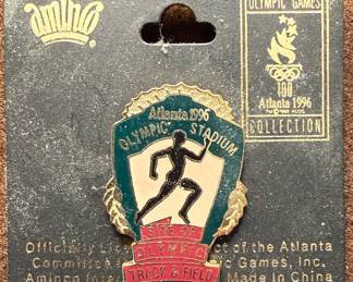 Olympic Games Track and Field Lapel Pin - Atlanta 1996