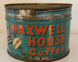 Maxwell House Vacuum Packed Coffee Tin 
