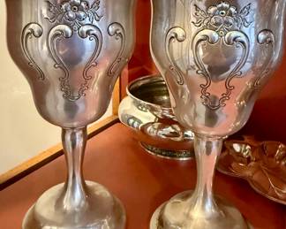 Gorham Sterling Goblets