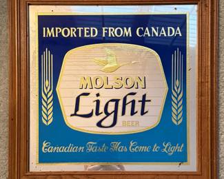 Molson Light Beer Signage 