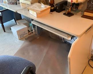 Desk with Keyboard Drawer 
