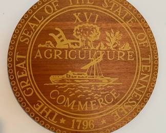 Great Seal of the State of Tennessee Plaque 