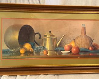 Matted and Framed Still Life Print - Robert Douglas Hunter