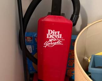 Toy Dirt Devil Upright Vacuum and Broom