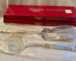 Gorham Sterling Handle Pastry Server and Lasagna Server - Chantilly