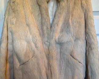 Europa Rabbit Fur Coat - Size Small