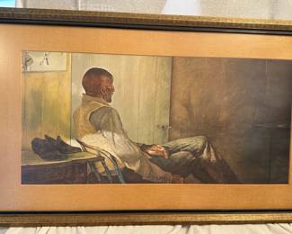 Matted and Framed Print - "That Gentleman" - Andrew Wyeth