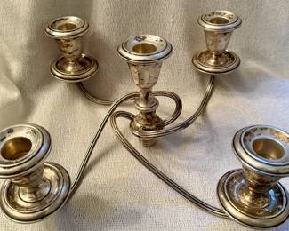 Gorham Weighted Sterling Candelabra Top