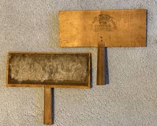 Old Whittemore Patent No. 10 Fiber Carding Combs