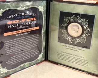 Twentieth Century Silver Half Dollar Collection - 1964