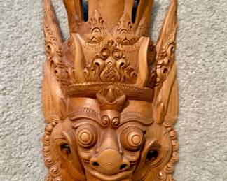 Carved Wooden Mask