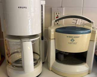 Krups Coffee Maker and Black & Decker Lids Off Automatic Jar Opener 