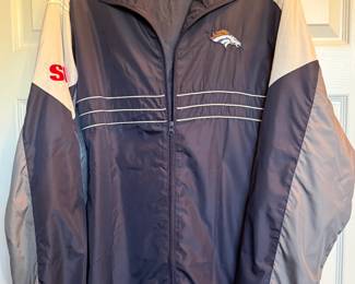 Denver Broncos Windbreaker - NFL Team Apparel - Size XL