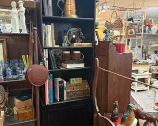 antique book shelf