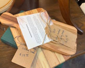handmade solid wood small cutting boards