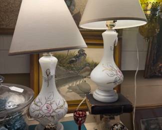 pretty vintage lamps