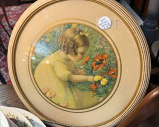 vintage print "Poppy Love" by artist Annie Benson Muller, 1920s/30s