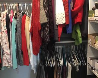 Women’s clothing, jackets, shawls, shoes