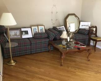 Love Seats, Coffee table, Mirror