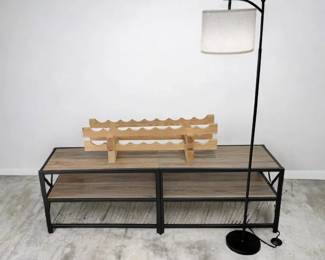 Shelf Wine Rack Lamp Bundle