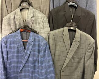 Six Custom Made Mens Sports Jackets  3x