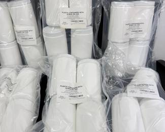 Pinnacle Mercantile 32 Oz White Freezable Mason type Jars