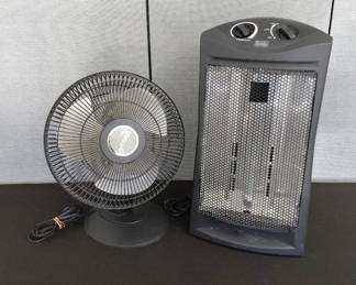Space Heater Ocellating Fan Bundle