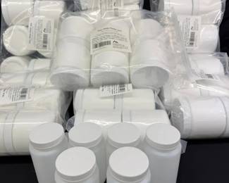 42 Pinnacle Mercantile 16 Oz Storage Plastic Jars W 6 Bonus 4 Inch Jars