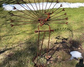 Outdoor Peacock Art
