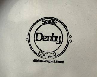 Denby Renaissance Seville Brown England Stoneware