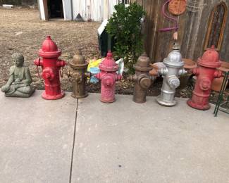 Six genuine fire hydrant