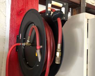 Hose reel for air line