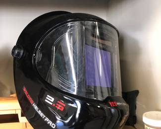 Several welding masks