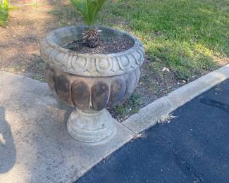 Large concrete planter. We have two the same.