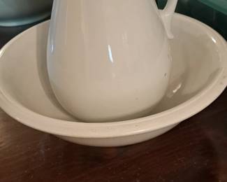 Vintage Wash Bowl & Pitcher