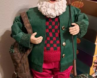 Golfing Santa