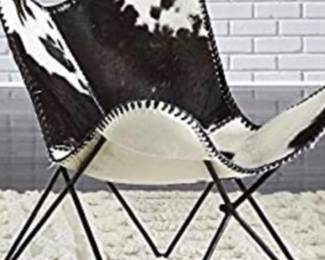 - Cowhide /metal base