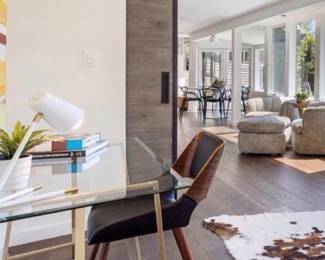 -slick mahogany Office or dining chair (set of 1)