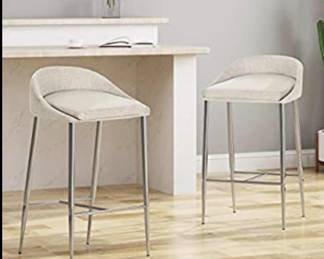 counter stools Chic lowback upholstered