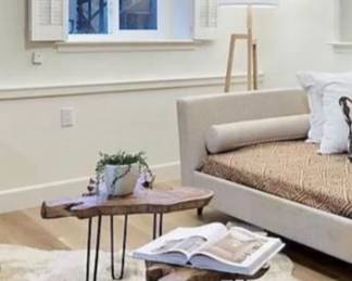 live edge set of accent tables