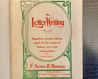 Letter Writing, Agnes Morton