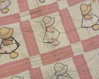 Vintage Sunbonnet Quilt
