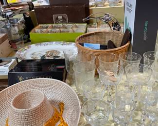 Crystal Stemware, Chip and Dip Hat