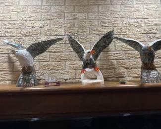 Abalone and Mother of Pearl Eagles