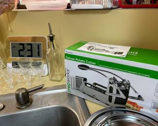 Potato Cutter, Digital Clock, etc